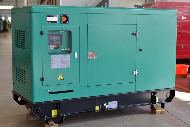 Green Color Silent Generator Set
