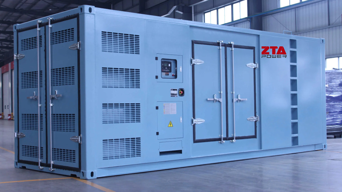 Silent Container 20ft Generator Loading