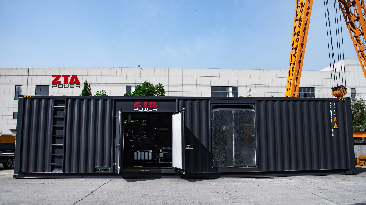 Super Silent Low Noise DB 40FT HQ Container Genset